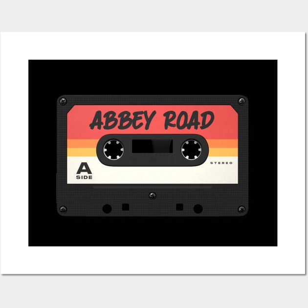 Abbey Road Handwritten on Cassette Wall Art by Classic Cassette